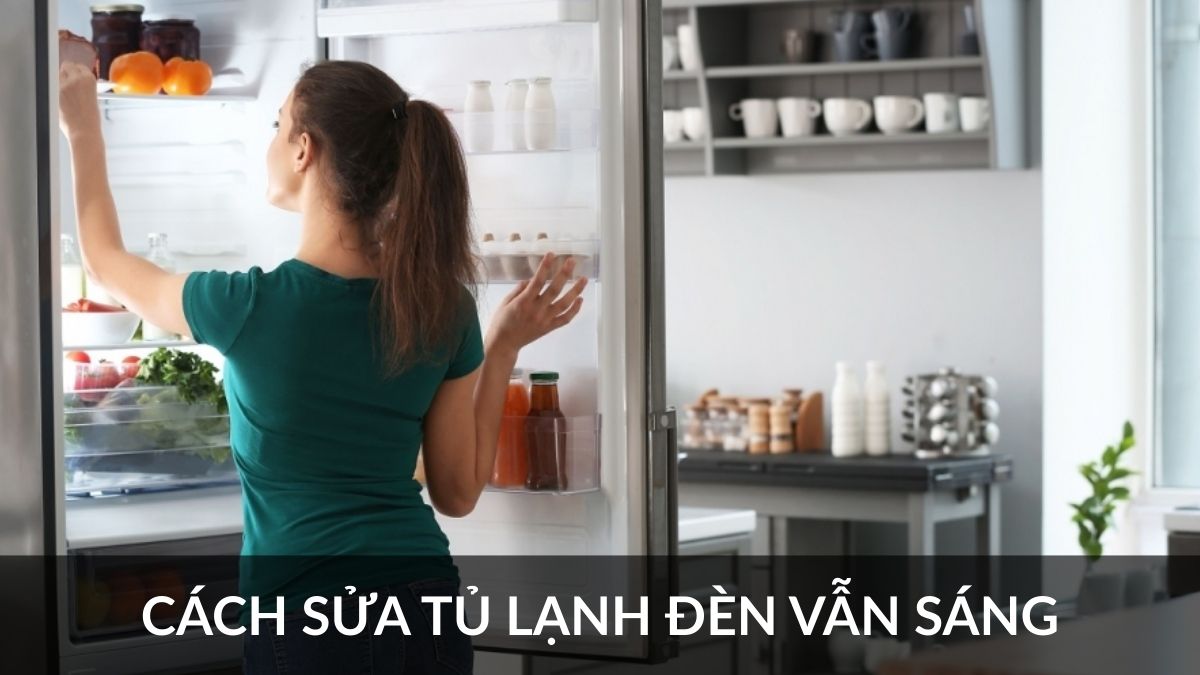 Cách sửa tủ lạnh đèn vẫn sáng nhưng không chạy hiệu quả